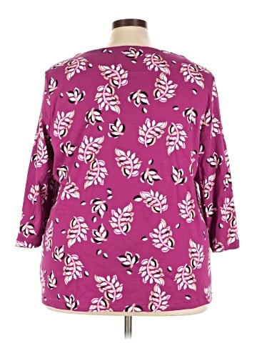 Croft & Barrow 3/4 Sleeve T-Shirt (view 2)
