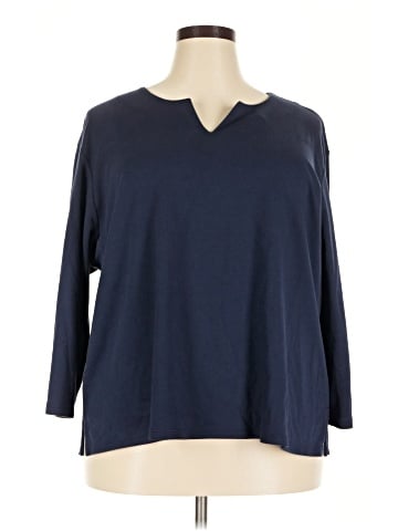 Draper's & Damon's 3/4 Sleeve Top (view 1)