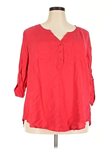 Torrid 3/4 Sleeve Blouse (view 1)