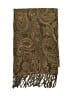 ETRO 100% Wool Paisley Brown Scarf One size - photo 2