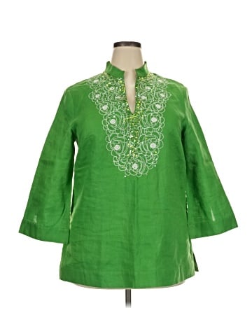 Lafayette 148 New York 3/4 Sleeve Blouse (view 1)