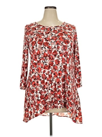Alfani 3/4 Sleeve T-Shirt (view 1)