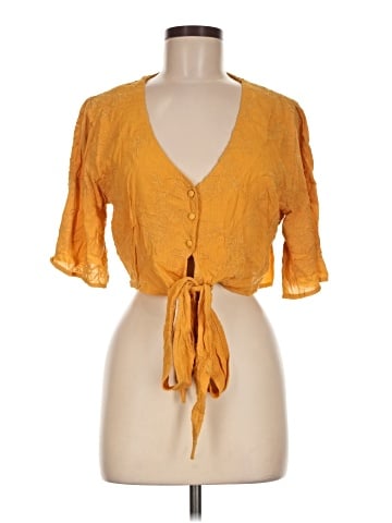 Lulus 3/4 Sleeve Blouse (view 1)