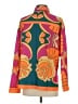 Assorted Brands 100% Polyester Print Orange Long Sleeve Blouse Size S - photo 2