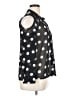 Assorted Brands 100% Polyester Polka Dots Black 3/4 Sleeve Blouse Size 14 - photo 4