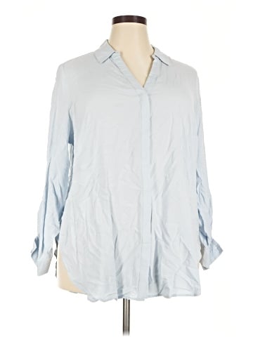 Candie's 3/4 Sleeve Button-Down Shirt (view 1)