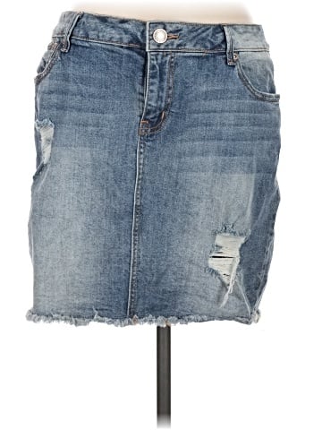 Maurices Denim Skirt (view 1)