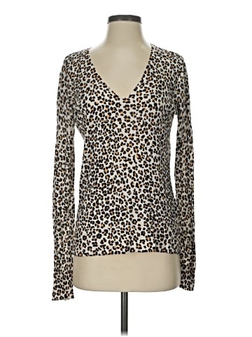Equipment Long Sleeve Silk Top (view 1)