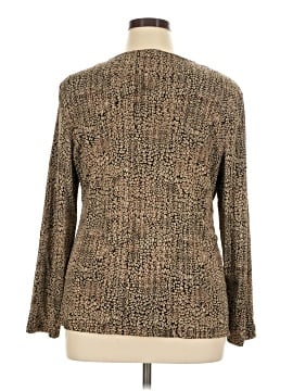 JM Collection Long Sleeve Blouse (view 2)