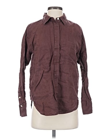Ann Taylor Long Sleeve Button-Down Shirt (view 1)