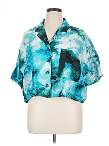 DKNY Short Sleeve Blouse (view 1)
