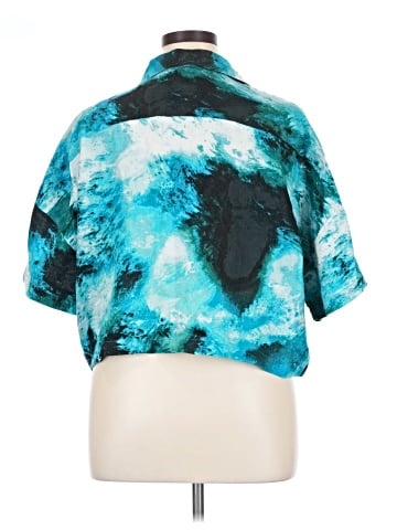 DKNY Short Sleeve Blouse (view 2)