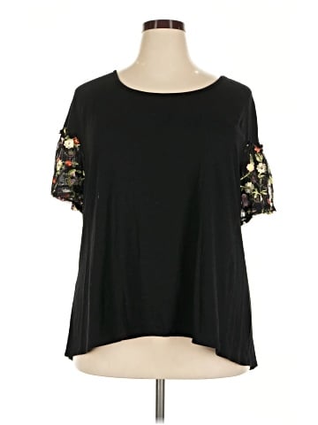 NY Collection Short Sleeve Top (view 1)