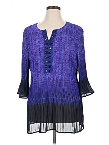 Catherines 3/4 Sleeve Blouse (view 1)