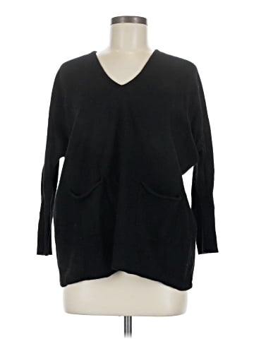 Velvet Cashmere Pullover Sweater (view 1)