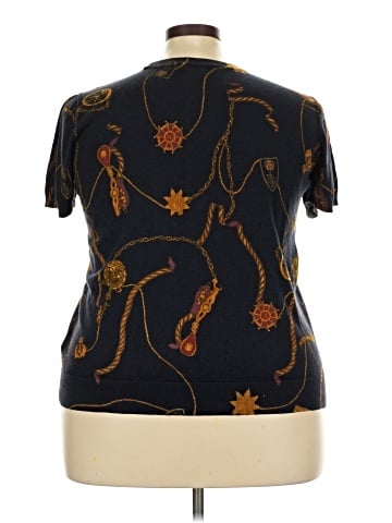 Lauren by Ralph Lauren Short Sleeve Blouse (view 2)