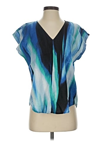 DKNY Short Sleeve Blouse (view 1)