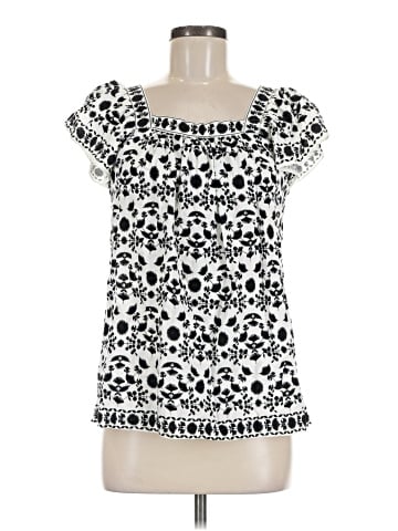 Max Studio Short Sleeve Blouse (view 1)