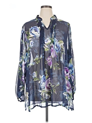 Susan Graver 3/4 Sleeve Blouse (view 1)