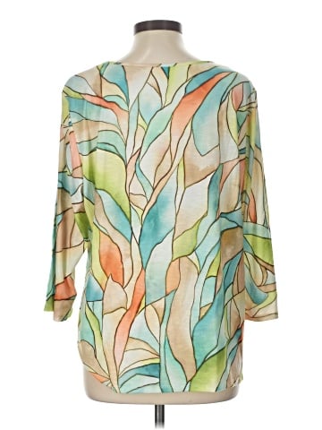 Alfred Dunner 3/4 Sleeve Blouse (view 2)