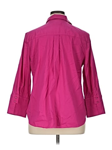 Chico's 3/4 Sleeve Button-Down Shirt (view 2)