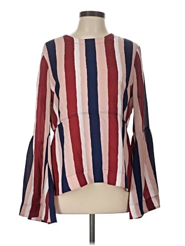 BCBGMAXAZRIA Long Sleeve Blouse (view 1)