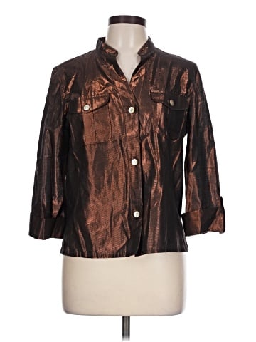 Ruby Rd. 3/4 Sleeve Button-Down Shirt (view 1)