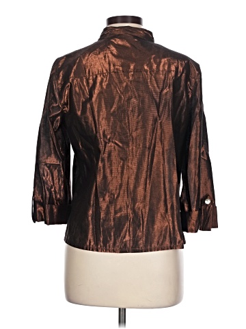Ruby Rd. 3/4 Sleeve Button-Down Shirt (view 2)