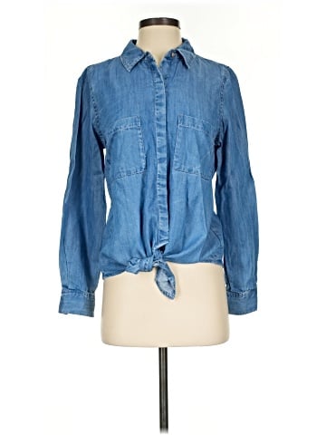 Boston Proper Long Sleeve Button-Down Shirt (view 1)