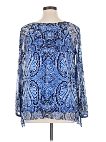 INC International Concepts 3/4 Sleeve Blouse (view 2)