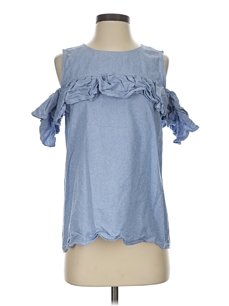 Pre-owned Peach Love Sleeveless T-shirt In Blue