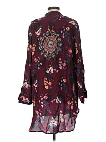Tolani 3/4 Sleeve Silk Top (view 2)
