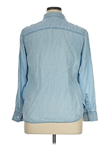 Crown & Ivy 3/4 Sleeve Button-Down Shirt (view 2)