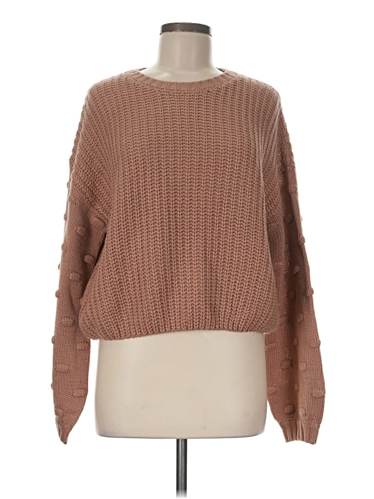 Pre-owned Moon & Madison Pullover Sweater In Tan