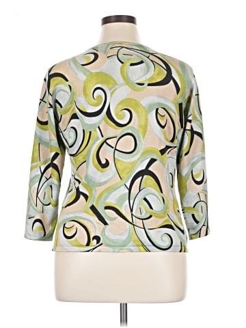 Talbots 3/4 Sleeve Silk Top (view 2)