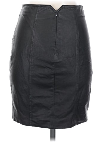 Robert Rodriguez Faux Leather Skirt (view 2)
