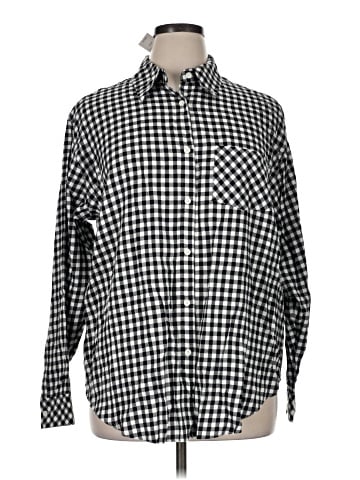 Lane Bryant Long Sleeve Button-Down Shirt (view 1)
