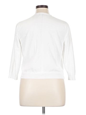 Lands' End 3/4 Sleeve Button-Down Shirt (view 2)