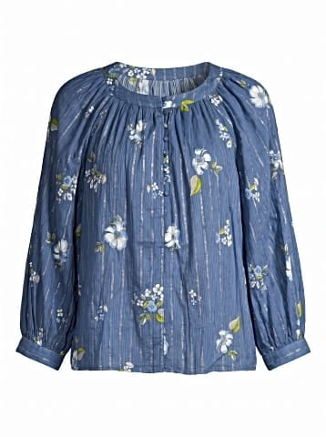 a.n.a. A New Approach 3/4 Sleeve Blouse (view 1)