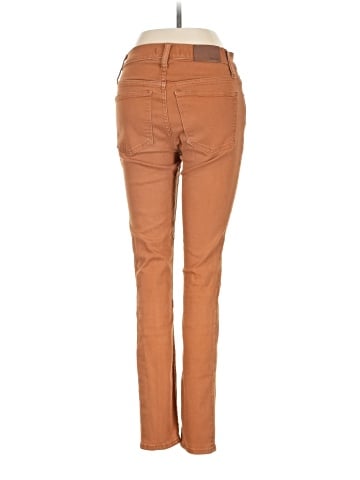 Madewell 9" Mid-Rise Skinny Jeans: Garment-Dyed Button-Front Edition (view 2)