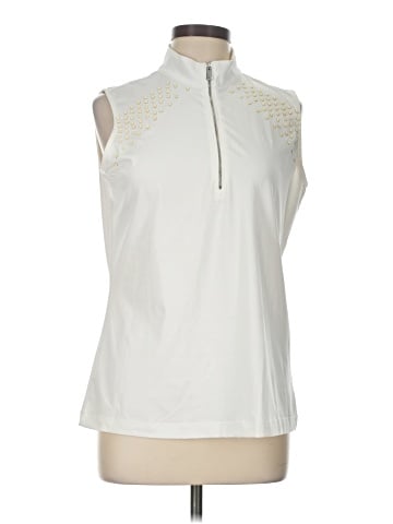 Tail Sleeveless Blouse (view 1)