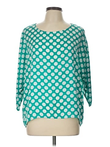 Bobeau 3/4 Sleeve Blouse (view 1)