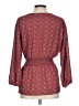 Max Studio 100% Polyester Red Long Sleeve Blouse Size L - photo 2