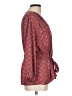 Max Studio 100% Polyester Red Long Sleeve Blouse Size L - photo 4