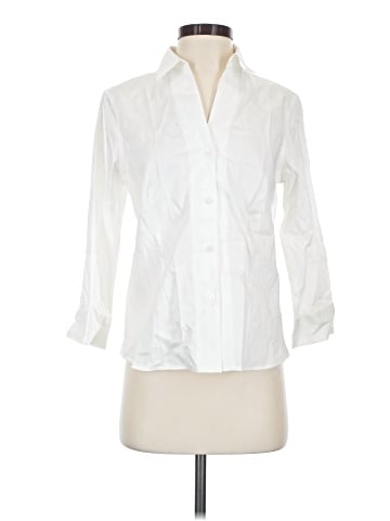 Anne Klein 3/4 Sleeve Button-Down Shirt (view 1)