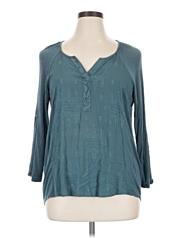 Cupio Long Sleeve Henley (view 1)
