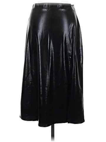 Renee C. Faux Leather Skirt (view 2)