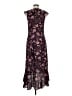 Max Studio Floral Purple Casual Dress Size M - photo 2