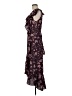 Max Studio Floral Purple Casual Dress Size M - photo 5