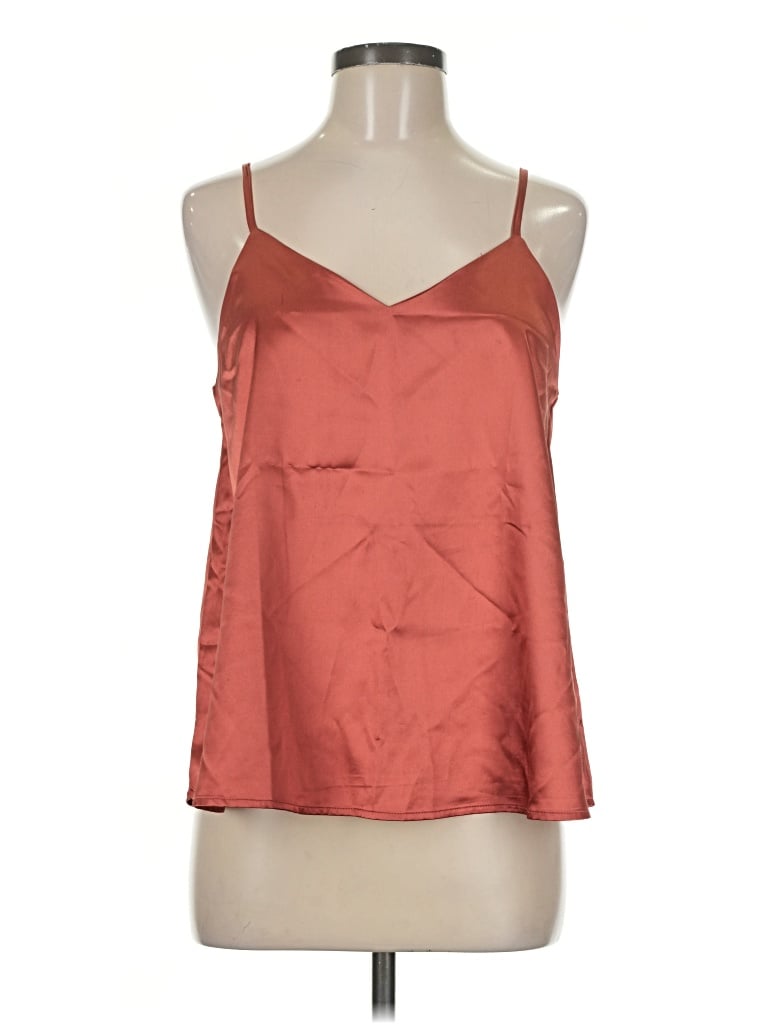 Pre-owned Active Usa Sleeveless Blouse In Orange